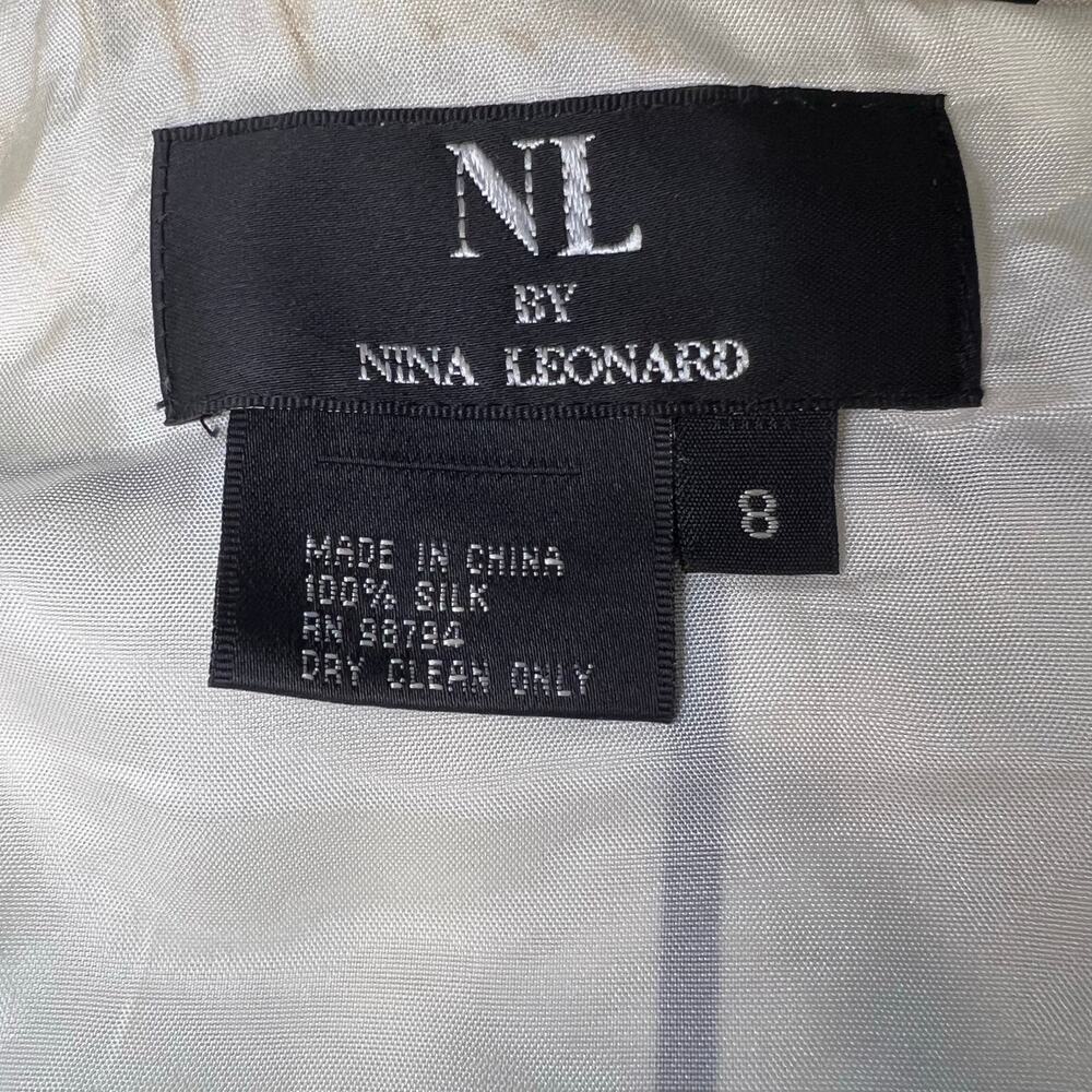 NL by Nina Leonard Women's Silk Dress Size 8 - Picture 5 of 9